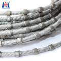 High  Cutting Efficiency Diamond Electroplated Vacuum Brazed Wire Saw